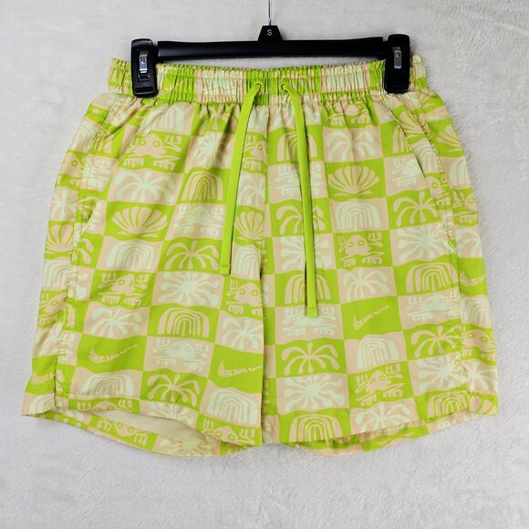 Nike Sportswear Spring Break Woven Flow Shorts Mens Small Atomic Green Beach - Picture 2 of 10